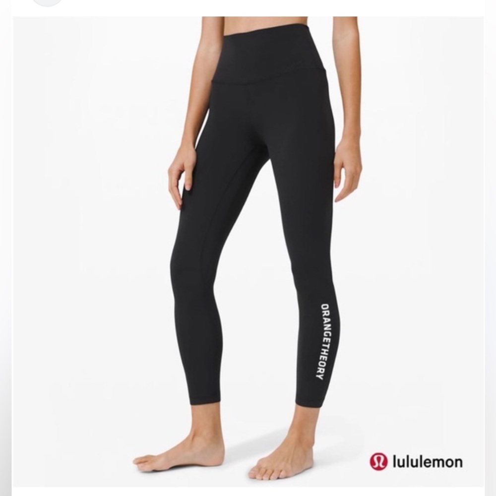 Lululemon X Orangetheory black leggings 25”